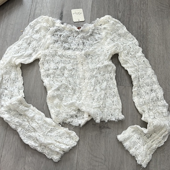 Free People Madison Top white - Picture 7 of 9